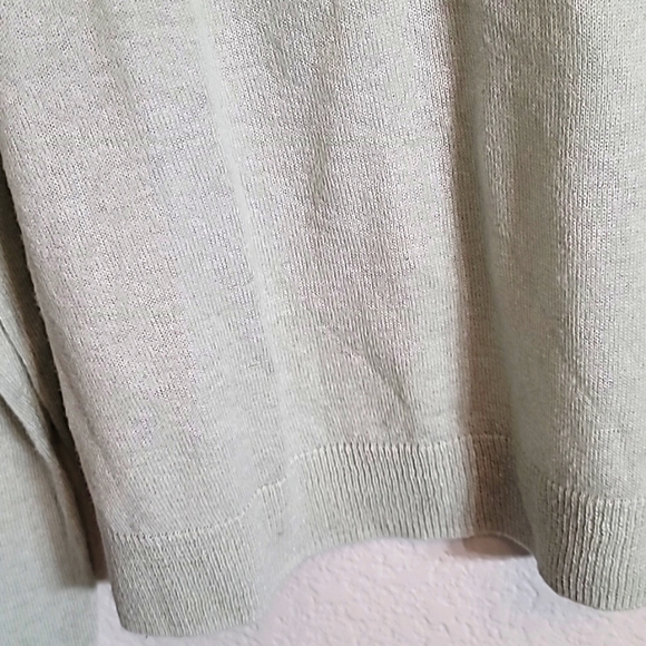 Acne Studios Kaeli Transparent Wool Blend Sweater in Pastel Green - Picture 4 of 9